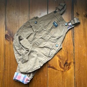 Oshkosh khaki overalls